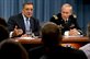 Defense Secretary Leon E. Panetta and Army Gen. Martin Dempsey, chairman of the Joint Chiefs of Staff, brief the press at the Pentagon Sept. 25, 2012.  DOD photo by Erin A. Kirk-Cuomo 