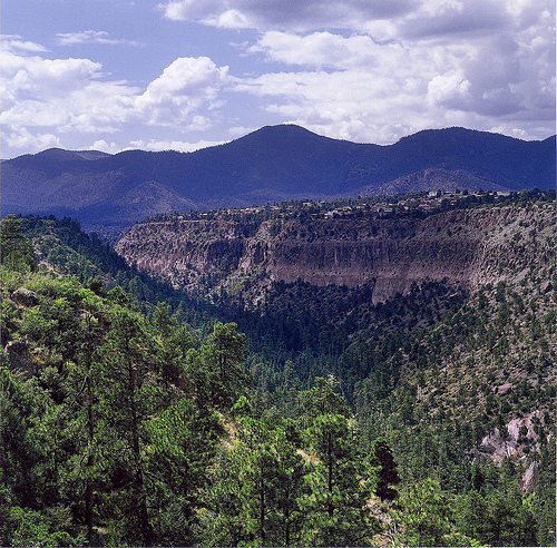 Aerial View of Los Alamos Valley