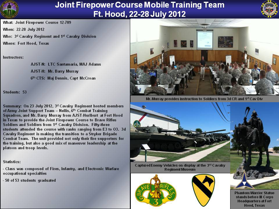 Joint Firepower Course Mobile Team