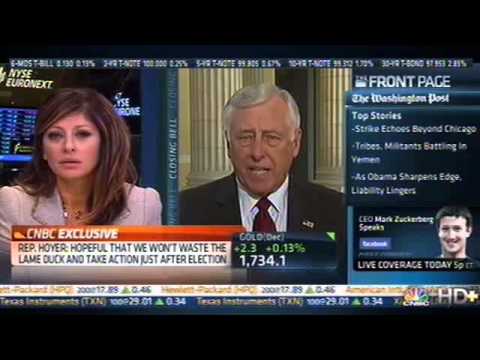 Hoyer Discusses Need to Act to Prevent the Fiscal Cliff on C...