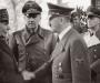 Marshal Pétain, left, greets Adolf Hitler in Montoire, France, 1940