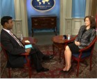 Under Secretary of State Tara Sonenshine is interviewed on VOA’s Urdu language program Café DC