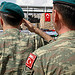 Turkish Soldiers Salute in Kabul (14 Jun 2010)