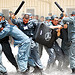 Afghan National Police Recruits Learn Baton Defense