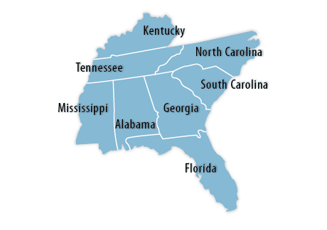 Southeast Information Office Map