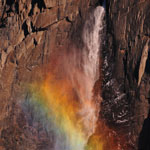 Bridalveil Fall in late winter