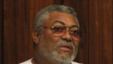 Former President of Ghana Jerry Rawlings