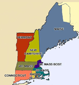 New England (ISO-NE) Electric Regions