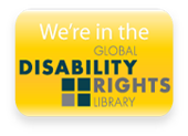 We're in the Global Disability Rights Library