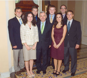 Interns with Sen. Reed