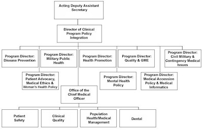 clinical and program policy organization chart
