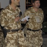 Maj. Col. Bacanu of the Romanian contingent and adviser to the non commissioned officer training battalion provides a presentation on the cultural and historical aspects of his home country to the members of Camp Alamo, located at the Kabul Military Training Center (KMTC) near Kabul, Afghanistan August 3, 2012.
Image by Master Cpl. France Morin (Canada)