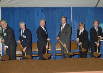 Government and industry officials break ground at NIST headquarters