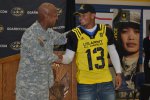 The first two 2013 U.S. Army All-American Bowl players accepted their jerseys Sept...