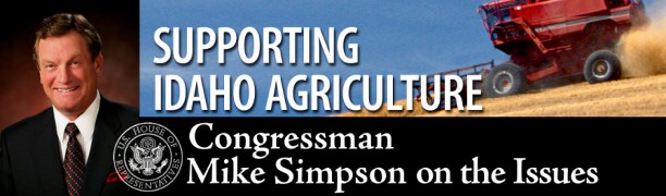 U.S. Congressman Mike Simpson - 2nd District of Idaho