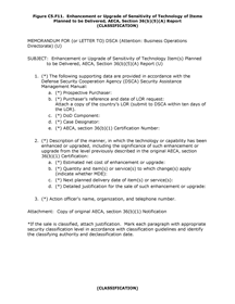 Figure C5.F11.  Enhancement or Upgrade of Sensitivity of Technology of Items Planned to be Delivered, AECA, Section 36(b)(5)(A) Report