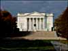 Photo of Arlington House with the Tomb of the Unknown Soldier in the foreground