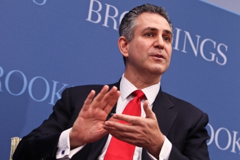 Under Secretary Sanchez at the Brookings Institute (Photo Credit: Paul Morigi)