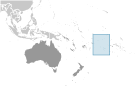 Location of Cook Islands