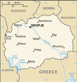 Map of Macedonia