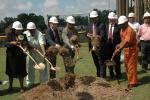 Birmingham Mayor William A. Bell, Sr., City officials, and DOE representatives at Monday's groundbreaking.