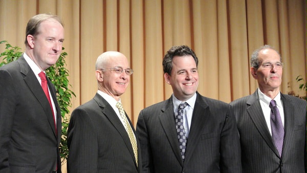 Assistant Secretary for Political-Military Affairs Andrew J. Shapiro (second from right) with U.S. Department of Commerce Department officials.