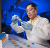 ARS Scientist prepares extracts from teas