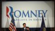 Republican presidential candidate Mitt Romney speaks at a campaign fundraiser at the Union League Club in Philadelphia, Pennsylvania on September 28, 2012.  