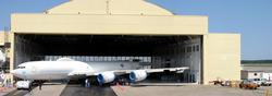 <p>
	An E-6B Mercury is being moved into a Hanger at the Boeing Aerospace Support Center, Cecil Field Fla., to be retrofitted with a new cockpit and an advanced communications package in April 2003. The E-6B is a dual-mission aircraft capable of fulfilling either the E-6A mission or the airborne strategic command post mission and is equipped with an airborne launch control system (ALCS). The ALCS is capable of launching U.S. land based intercontinental ballistic missiles.</p>