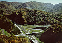 Highway Surrounded by Mountains