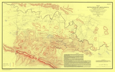 Map of Chickamauga