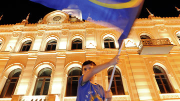 Georgia Opposition Celebrate Election "Victory"      