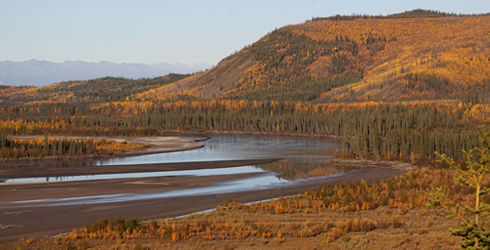 LIDAR is used to capture data in interior Alaska landscapes. Credit-USDA FS