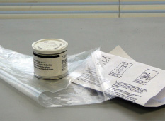 Package of sampling supplies