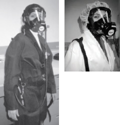 A positive-pressure supplied-air respirator