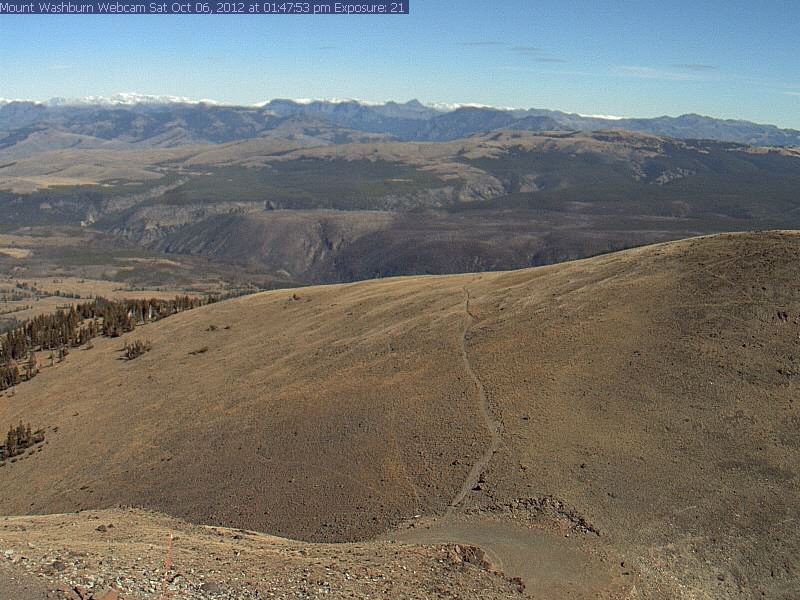 Mount Washburn 
webcam.