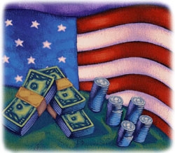 money and flag