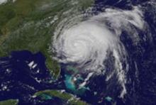 Hurricane Irene from the MODIS instrument aboard NASA's Terra satellite was taken at August 26 at 12:30 p.m. EDT, when Hurricane Irene was off the Carolinas.