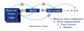 Diagram Depicting the Trusted Platform Module (TPM) Device Measurement