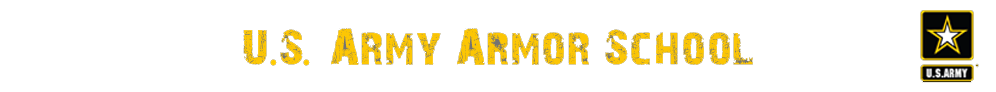 US Armor School Header Graphic