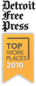 Detroit Free Press Top Workplaces of 2010