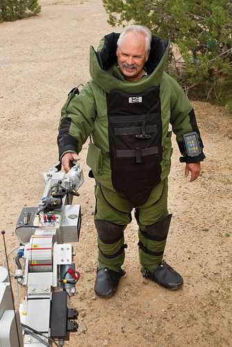 Brad Lounsbury, bomb technician, LANL emergency response group