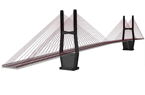 Bill Emerson Memorial Bridge Model