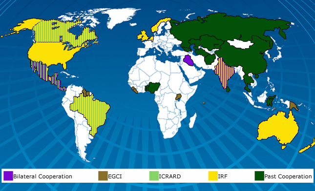 International Activities Map