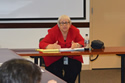 Assistant Secretary of Labor for EBSA Phyllis C. Borzi meets with business and civic leaders at an Employee Benefits Security Administration forum Sept. 28 at the JFK Federal Building in Boston. Click on the photo for a larger image.