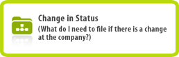 Change in Status (What do I need to file if there is a change at the company?)