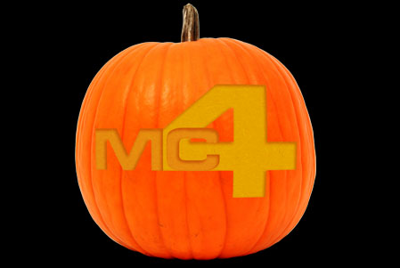 MC4 Graphic Enscribed on a Pumpkin
