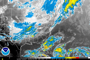 US East Coast Satellite Image