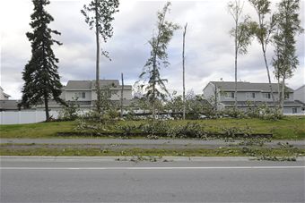 Arctic front storms through Alaska, leaves a mess