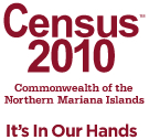 Commonwealth of the Northern Mariana Islands Census 2010 Logos